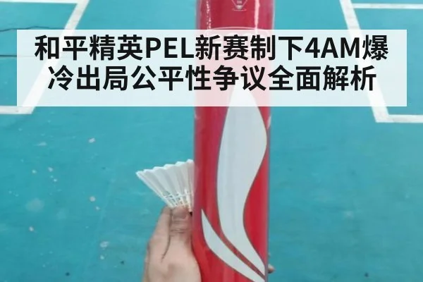 和平精英PEL新赛制下4AM爆冷出局公平性争议全面解析